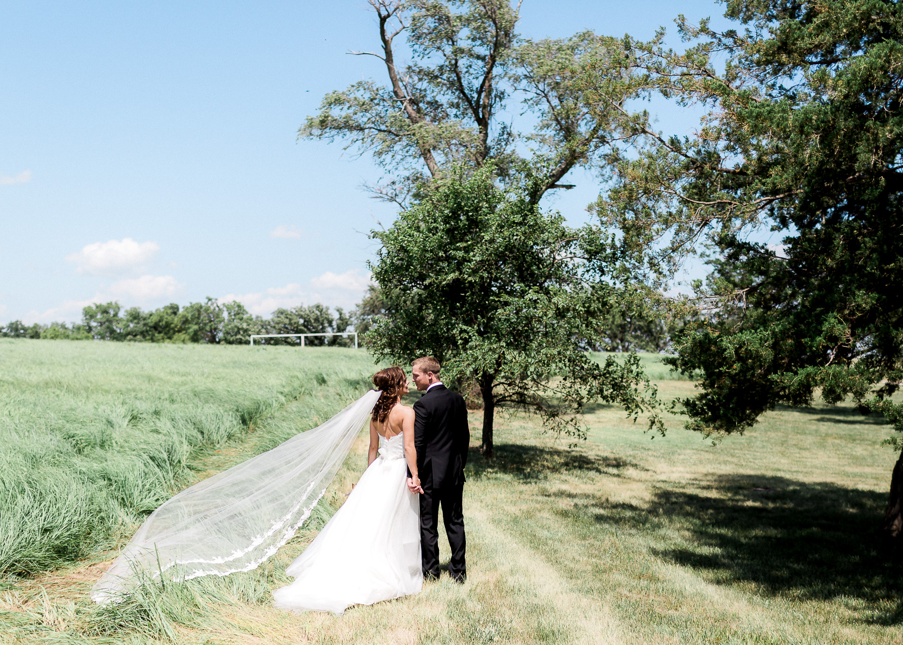 portraits of bride and groom