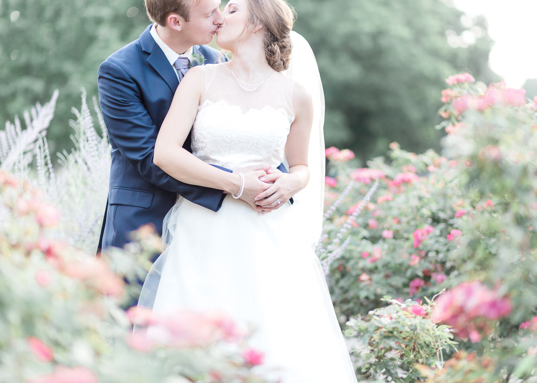 bride and groom sunset portraits