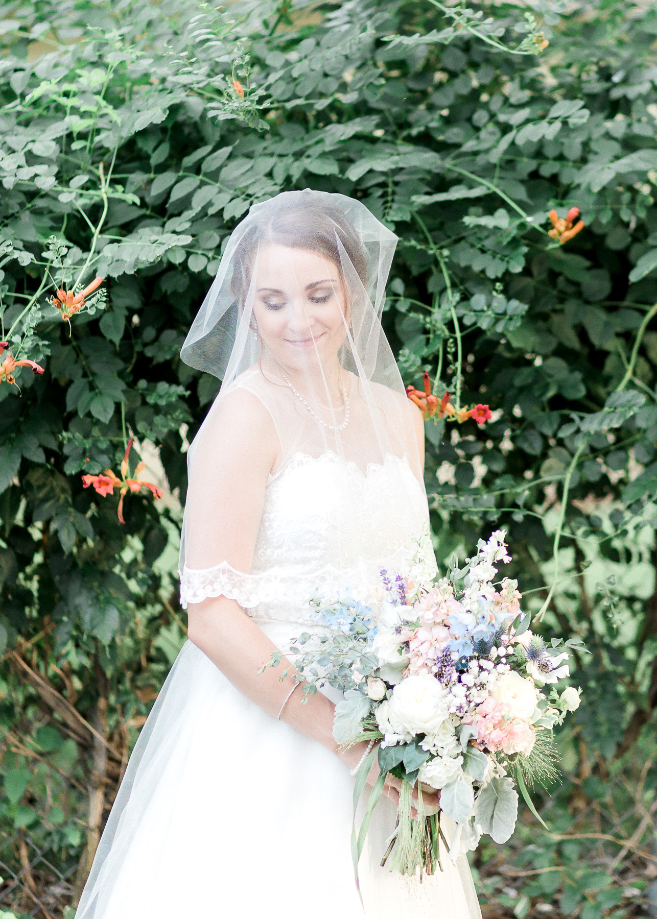 bride and groom sunset portraits