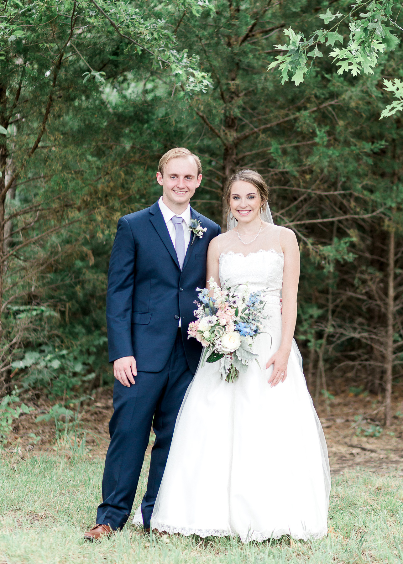 bride and groom portrait