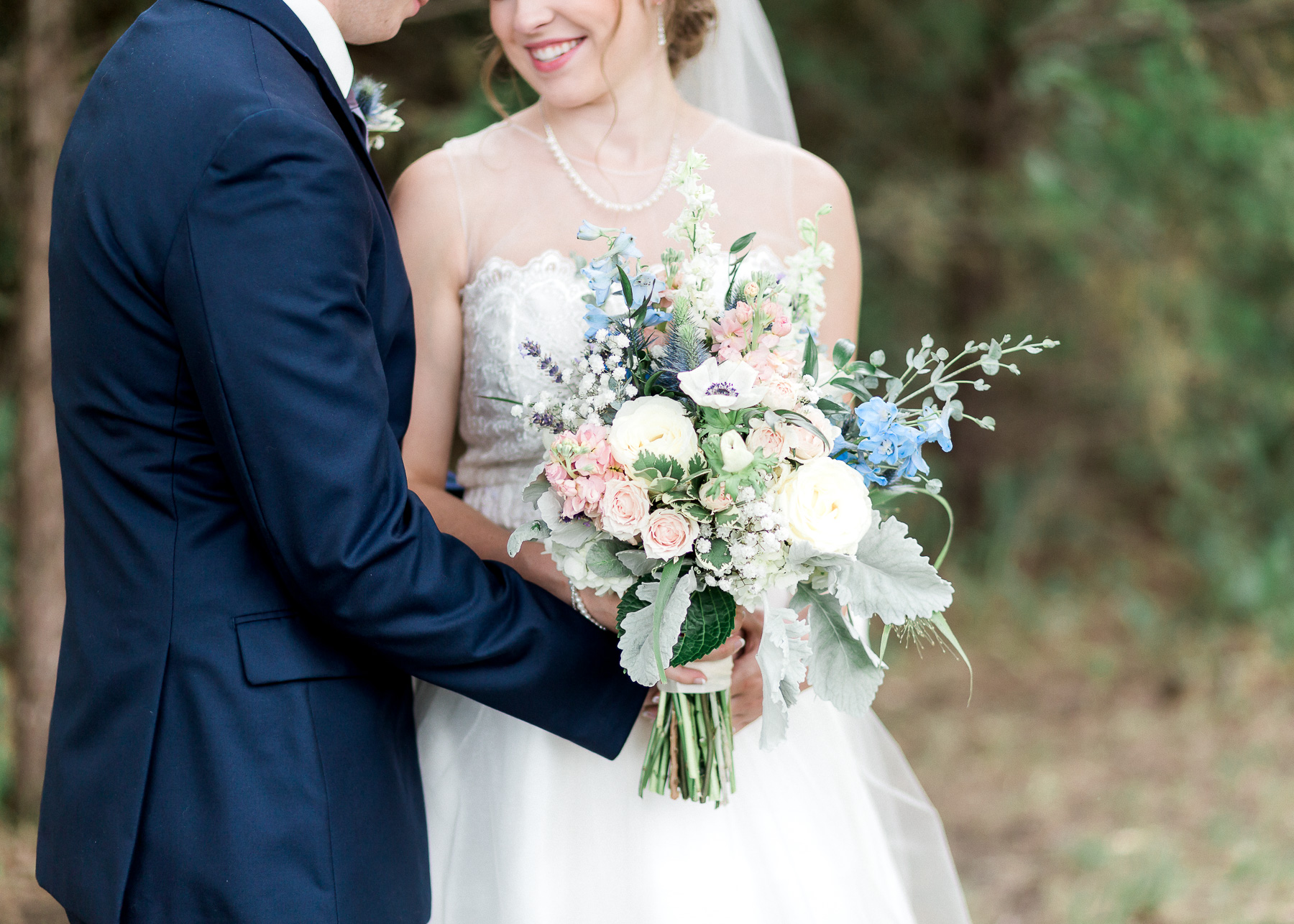 bride and groom portrait