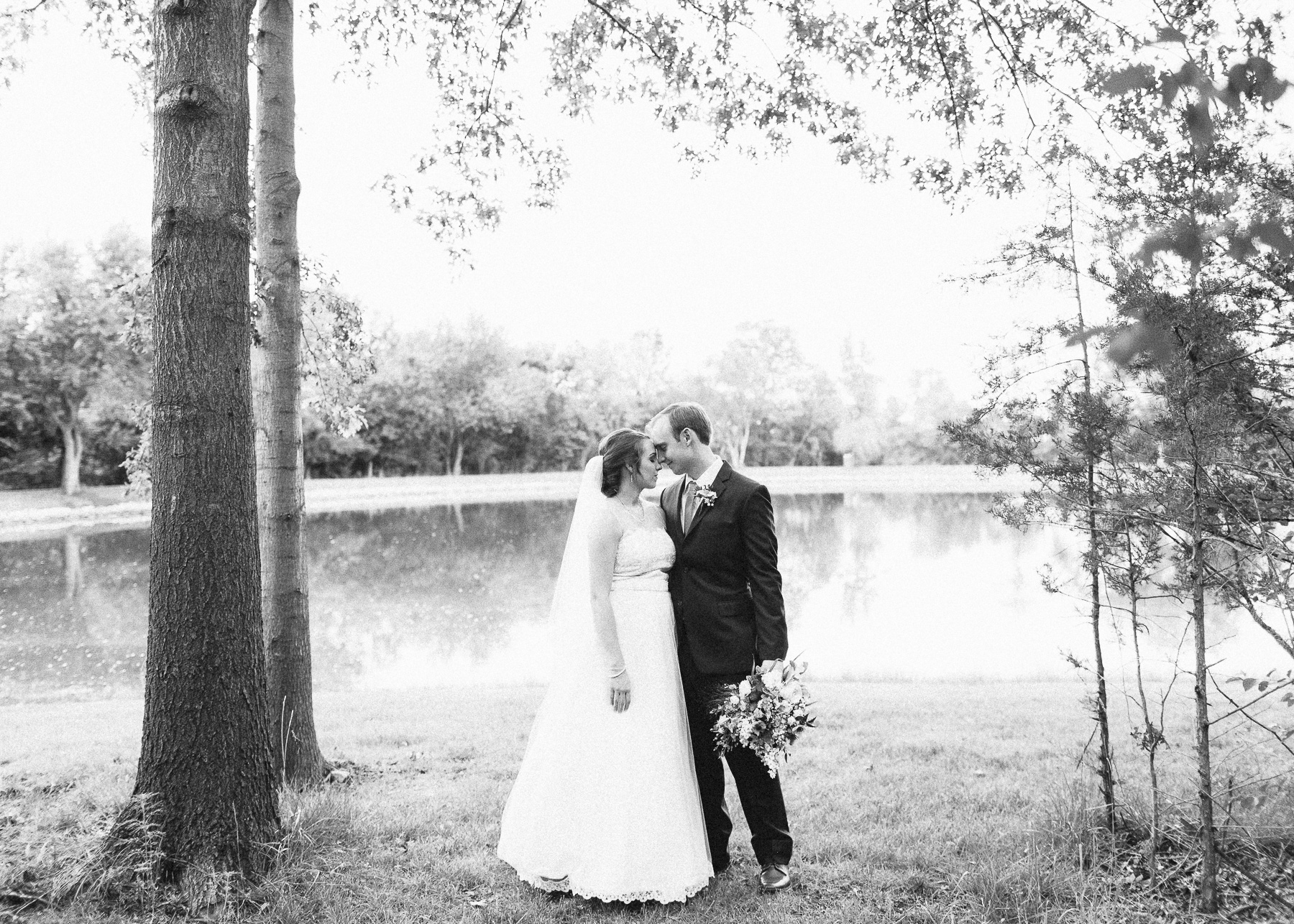 bride and groom portrait